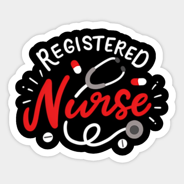 Registered Nurse Rn Sticker by Sink-Lux